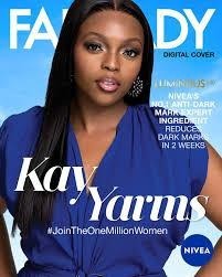 Kay Yarms on the FAIRLADY digital cover with NIVEA
